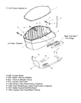 Victory Bumper, Saddlebag, Lh, Chrome 2015  Cross Country/Touring All Options (V15Cw/Db/Dw/Tw36) 1018779-156