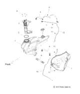 Victory Asm., Fuel Pump, Top Mount 2013  Vision/Aness All Options (V13Sw36/Aw36) 2521030