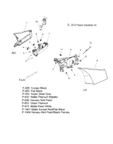 Victory Cover, Side, Rh 2015  Cross Country/Touring All Options (V15Cw/Db/Dw/Tw36) 5437589-463