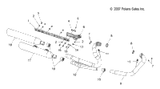 Victory Asm., Muffler, Rear 2009  Hammer/Hammer Sport All Options (V09Hb36/Hs36) 1262083