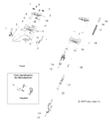 Victory Tube, Inner, Rh, Chrome [Incl. 3] 2009  Hammer/Hammer Sport All Options (V09Hb36/Hs36) 5136809-156