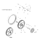 Victory Asm., Wheel, Front, Cast, Clear/Silver [Incl. 7,8,10,11,15] 2011  Vegas/8 Ball/Ness All Options (V11Ga36/Gb36/Gc36) 1521151-385