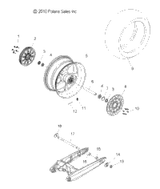 Victory Asm., Sprocket, Driven, 70T, Black Engine Wrinkle 2011  Jackpot All Options (V11Xb36) 1333369-521