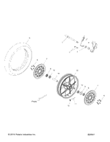 Victory Asm., Wheel, Front, Cast, Black [Incl. 6,7,8,11,12,14] 2017  Hammer S All Options (V17Chrab) 1521318-266