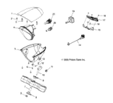 Victory Asm., Housing, Hid/Halogen 2007  Kingpin/Tour All Options (V07Cb26/Cd26) 2411701