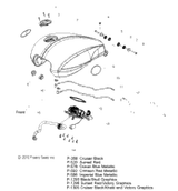 Victory Asm., Ignition, Fuel Cap, Trunk, Sb Locks, Black 2011  Cross Roads Custom/Cross Country All Options (V11Bb36/Db36/Dc36/Eb36) 4012943-266