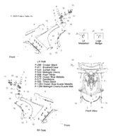 Victory Fairing, Leg, Outer, Rh, Ness 2010  Vision Tour Premium/Ness/8 Ball All Options (V10Sd36/Sc36/Vb36) 5436393-566