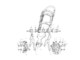 Victory Subframe, Rear, Black 2003  Ca Touring Cruiser All Options (V03Tb16) 1012953-067