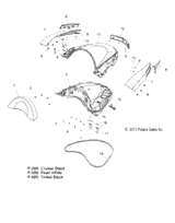 Victory Panel, Lid, Outer, Trunk 2014  Vision All Options (V14Sw36) 5437443-566