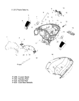 Victory Panel, Base, Trunk 2013  Vision/Aness All Options (V13Sw36/Aw36) 5437444-266