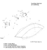 Victory Lid, Outer Saddlebag, Lh [Incl. 4] 2013  Vision/Aness All Options (V13Sw36/Aw36) 5437637-1336
