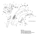 Victory Asm., Fender, Rear 2007  Kingpin/Tour All Options (V07Cb26/Cd26) 1014214-266