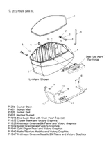 Victory Bin, Saddlebag, Rh 2013  Cross Country/Touring All Options (V13Dw36/Tw/Kw/Zw) 5438373-1341