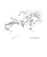Victory Frame, Main, Rear, Black 2013  Cross Roads Classic/Hard-Ball All Options (V13Bw36/Ew36) 5136323-521