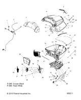 Victory Panel, Bin, Trunk 2016  Cross Country/Touring All Options (V16Db/Dw/Tw36) 5438158-566