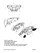 Victory Fairing, Front 2016  Cross Country/Touring All Options (V16Db/Dw/Tw36) 5439275-1400