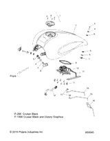 Victory Tank, Fuel, No Spine [Sport/Intl] 2016  Hammer 8 Ball Intl/Hammer S All Options (V16Ha36/Hs36) 1018004-1496