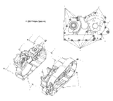 Victory Crankcase Asm. (Incl. 2,4,5) 2000  Sport Cruiser (V00Cs15Lc) 1201914