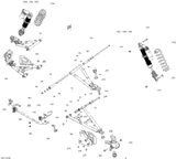Can-Am LH Lower Suspension Arm 2013  COMMANDER STD, DPS, XT, X 1000 EFI 706200742