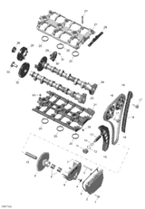 Can-Am Camshaft, Intake 2021  F3 S SE6, (Built Before Sept.2020) 420237177