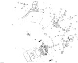 Can-Am Rear Master Cylinder Ass'y Includes 3 to 5, North America, International 2022  DS 250 S43500RCB000