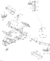 Can-Am LH Swing Arm 2008  Renegade 500 706000555