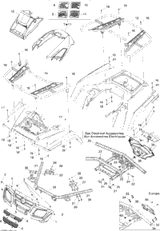 Can-Am Support Red, Yellow, Green 2008  Outlander 500 STD 705002506