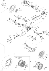 Can-Am Gear, 36 Teeth 2008  Outlander MAX 500 STD 705400192