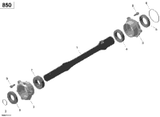 Can-Am Drive Shaft Includes 1 to 2 2021  Outlander 850 EFI - XMR - North America 420620512