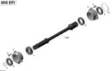 Can-Am Drive Shaft Ass'y Includes 1 to 2 2013  OUTLANDER 650EFI STD, DPS & XT 420620517