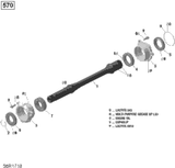 Can-Am Drive Shaft Ass'y 2021  Outlander MAX 570 EFI - STD DPS XT - North America 420620511
