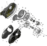 Can-Am Inner Half Ass'y 2023  Commander MAX 1000R EFI - DPS - North America 420280597