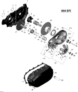 Can-Am Outer Half Pulley Ass'y Includes 31a to 32 2014  OUTLANDER MAX 650EFI STD, DPS, X, XT- 420280173