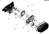 Can-Am Outer Half Pulley Ass'y Includes 37a to 42 2008  Outlander MAX 650 XT 420280173
