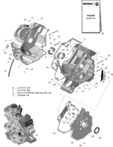 Can-Am Gasket Set, Engine 2021  Outlander MAX 6X6 - 650 EFI - DPS - North America 420684144