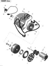 Can-Am Starter Ass'y Includes 1 to 2 2014  MAVERICK 1000_XMR 420684562