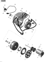 Can-Am Starter Ass'y Includes 1 to 2 2014  MAVERICK 1000, STD, XRS, XRS-DPS 420684562