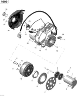 Can-Am Starter Ass'y Includes 1 to 2 2014  OUTLANDER MAX 1000EFI, DPS, XT & XT-P 420684562