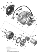 Can-Am Flywheel, 420W Package STD 2019  Renegade 1000R EFI - North America 420296906