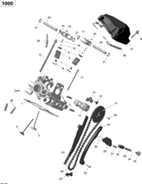 Can-Am Cylinder Front Ass'y Includes 2 to 3 2013  OUTLANDER 1000EFI, DPS, XT & XT-P 420623064