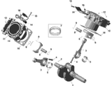Can-Am Cylinder Rear 2023  Outlander 1000R EFI - XMR - North America 420413116