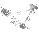 Can-Am Cylinder Rear 2022  Defender MAX HD9 - XT - North America 420413116