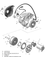 Can-Am Flywheel With Trigger Wheel 650W With DPS, European Community, T3 2021  Outlander MAX 6X6 - 650 EFI - DPS - North America 420685704
