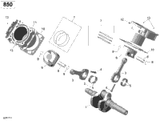 Can-Am Crankshaft Ass'y 2019  Outlander MAX 850 EFI - North America 420219746