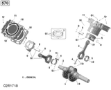 Can-Am Crankshaft 2022  Outlander 570 EFI - MR - North America 420219835