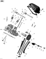 Can-Am Cylinder Head Ass'y Includes 2 to 3 2013  OUTLANDER MAX 800R EFI, DPS, XT & XT-P 420613532