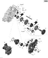 Can-Am Gear Set Includes 17a to 28 2013  OUTLANDER 1000EFI, DPS, XT & XT-P 420281150