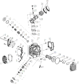 Can-Am Cylinder Head Ass'y 2023  010- Renegade X XC 110 EFI - Black, North America A1222022C000