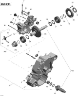 Can-Am Gear Housing Ass'y Includes 1a to 6 2014  OUTLANDER MAX 650EFI STD, DPS, X, XT- 420684775