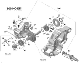 Can-Am Gear Housing Ass'y Includes 1a to 7 2008  Outlander MAX 800 STD 420684775